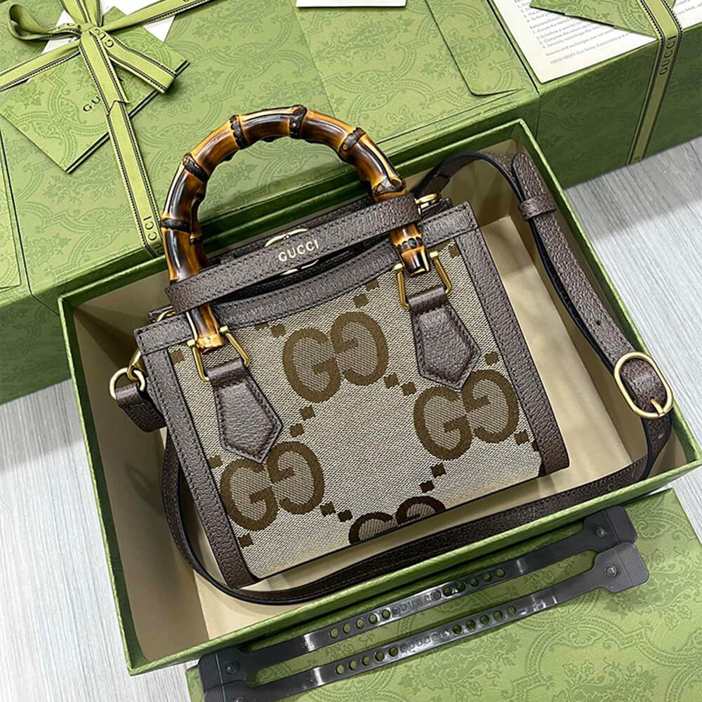 G*u*i diana jumbo gg mini tote bag